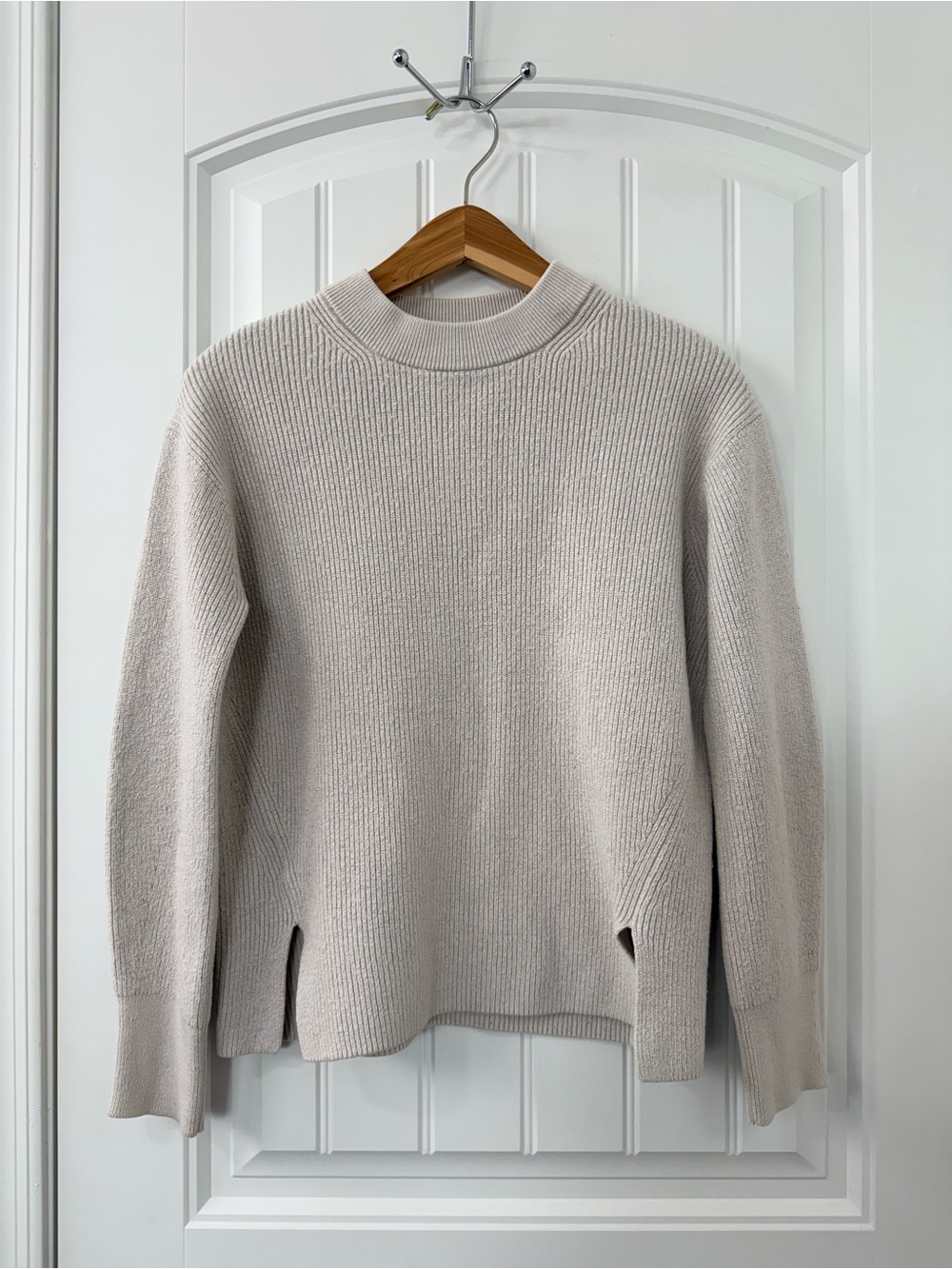 Lululemon Merino Wool-Blend Ribbed Crewneck Sweater Size 2